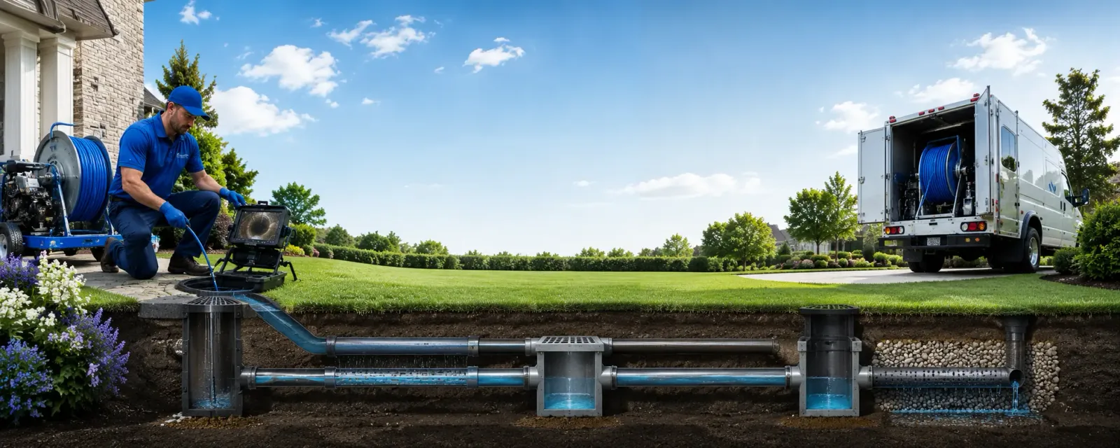 Outdoor drain cleaning information for Garfield, KY